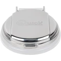 Buton de Punte pentru Troliu QUICK DOWN, Capac Inox, Alb