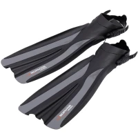 Labe SAVAGE GREAR Belly Boat Fins, Black Grey