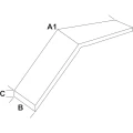 Pasarela Pliabila din Aluminiu TREM 260cm