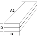 Pasarela Pliabila din Aluminiu TREM 260cm