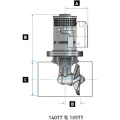 Propulsor de Prova LEWMAR 185TT 6.0 12V