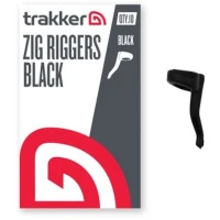 Adaptor Trakker Zig Fishing Riggers, Black, 10buc/plic