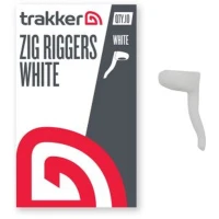 Adaptor Trakker Zig Fishing Riggers, White, 10buc/plic Adaptor Trakker Zig Fishing Riggers, White, 10buc/plic