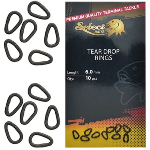 Anouri Select Baits Tear Drop Rings, 6mm, 10buc/pac Anouri Select Baits Tear Drop Rings, 6mm, 10buc/pac