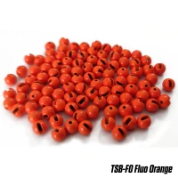 Bile Tungsten Slotted Beads 2.8mm Fluo Orange 10 Buc/plic