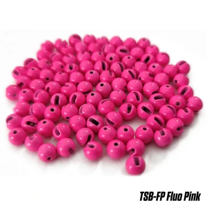 BILE TUNGSTEN SLOTTED BEADS 2.8MM FLUO PINK 10 buc/plic BILE TUNGSTEN SLOTTED BEADS 2.8MM FLUO PINK 10 buc/plic