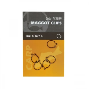 Clips pentru Viermusi Orange size Maggot Clips, Marime M, 5buc/pac Clips pentru Viermusi Orange size Maggot Clips, Marime M, 5buc/pac