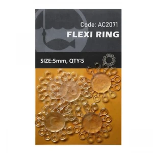 Flexi Ring Orange 5mm 5 buc/plic Flexi Ring Orange 5mm 5 buc/plic