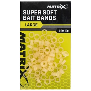 Inele Elastice Matrix Super Soft Bait Bands Large 100pcs Inele Elastice Matrix Super Soft Bait Bands Large 100pcs