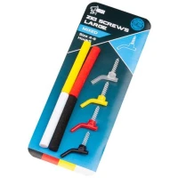 Kit Momeala Nash Zig Screw Mixed Large, 4buc/pac Kit Momeala Nash Zig Screw Mixed Large, 4buc/pac