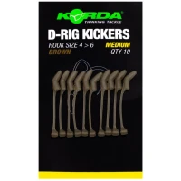 Line Aligner Korda D-rig Kicker, Brown, Marime M, Pentru Carlige Nr. 4-6, 10buc/pac Line Aligner Korda D-rig Kicker, Brown, Marime M, Pentru Carlige Nr. 4-6, 10buc/pac