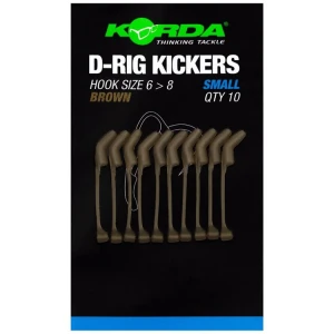 Line Aligner KORDA D-Rig Kicker, Brown, Marime S, pentru Carlige Nr.6-8, 10buc/pac Line Aligner KORDA D-Rig Kicker, Brown, Marime S, pentru Carlige Nr.6-8, 10buc/pac