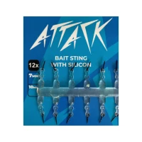 Spin Momeala Attack Negru Cu Silicon 7mm Spin Momeala Attack Negru Cu Silicon 7mm