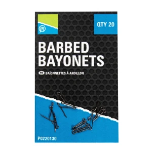 Spin Preston Barbed Bayonets 10MM 20/plic Spin Preston Barbed Bayonets 10MM 20/plic