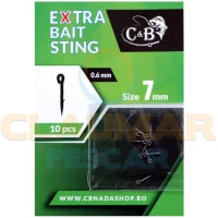 Spin Pentru Momeala C&b Extra Bait Sting, 7mm, 10buc/pac Spin Pentru Momeala C&b Extra Bait Sting, 7mm, 10buc/pac