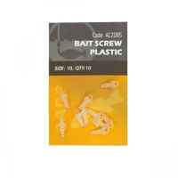 Surub Pop-up Orange Plastic Bait Screws 10buc 16mm