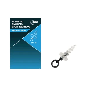 Surub din plastic pentru momeala Nash Plastic Swivel Bait Screw