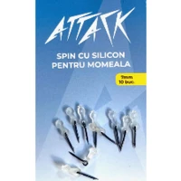 Spin Attack Pentru Momeala Bait Sting Cu Inel Silicon, 7mm, 10buc/plic 