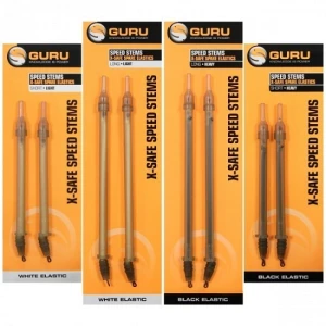 Tija Guru Interschimbabila cu Elastic Alb Guru X-Safe Speed Stems Light 2buc/blister 7cm Tija Guru Interschimbabila cu Elastic Alb Guru X-Safe Speed Stems Light 2buc/blister 7cm