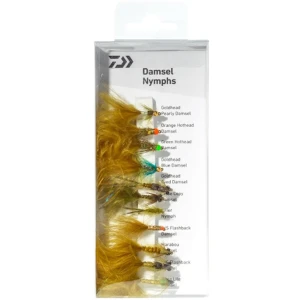 Muste DAIWA Fly Pack Damsel Nymphs, 11buc/pac Muste DAIWA Fly Pack Damsel Nymphs, 11buc/pac