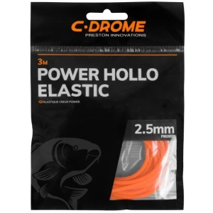ELASTIC PRESTON C-DROME POWER HOLLO ELASTIC 2.50mm, 3m, Portocaliu ELASTIC PRESTON C-DROME POWER HOLLO ELASTIC 2.50mm, 3m, Portocaliu