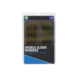 PLIOR PRESTON DOUBLE SLIDER WINDERS BOX 18cm Red 14buc/set PLIOR PRESTON DOUBLE SLIDER WINDERS BOX 18cm Red 14buc/set