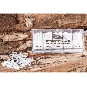 Varnis Falcon Silicone Tube 1cm, Diverse Diametre 0.5-1.5mm Varnis Falcon Silicone Tube 1cm, Diverse Diametre 0.5-1.5mm