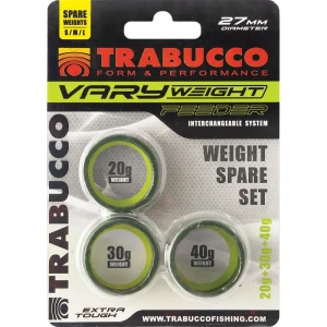 SET GREUTATI Trabucco AIRTEK PRO DISTANCE CAGE FEEDER 20g 30g 40g SET GREUTATI Trabucco AIRTEK PRO DISTANCE CAGE FEEDER 20g 30g 40g