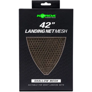 Plasa Minciog KORDA Landing Net Mesh, Shallow Version, 42inch/106cm Plasa Minciog KORDA Landing Net Mesh, Shallow Version, 42inch/106cm