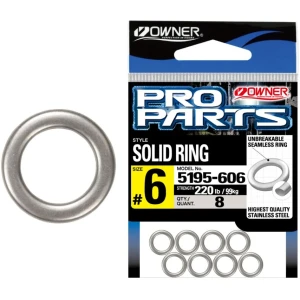 Anouri Solide Otel OWNER 5195 Solid Ring, Nr.5, 68kg, 8buc/pac