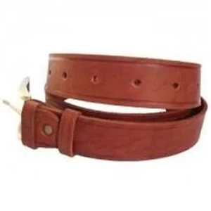 Curea Pantaloni Arrow Piele, Crem