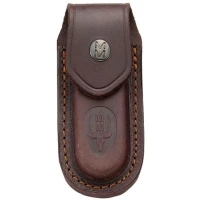 Teaca Mueal Leather Sheath For 25-m Folder, Brown