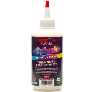 Aditiv Lichid Senzor Splash Activator Fumigena PVA, Tiger Nuts & Salmon Oil, 250ml Aditiv Lichid Senzor Splash Activator Fumigena PVA, Tiger Nuts & Salmon Oil, 250ml