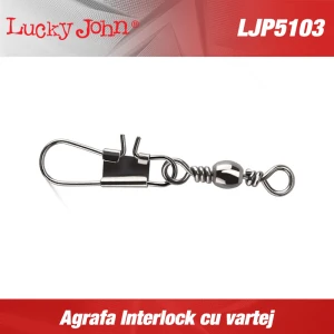 AGRAFA CU VARTEJ LUCKY JOHN INTERLOCK BN Nr.12 15kg 7buc/plic AGRAFA CU VARTEJ LUCKY JOHN INTERLOCK BN Nr.12 15kg 7buc/plic
