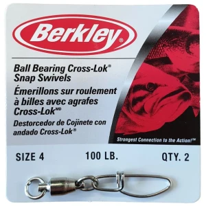 Agrafa Berkley McMahon Ball Bearing Swivels + Vartej cu Rulment, Inox Nr.4, 2buc/plic Agrafa Berkley McMahon Ball Bearing Swivels + Vartej cu Rulment, Inox Nr.4, 2buc/plic
