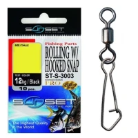 Agrafa Vartej Sunset St Rolling Hooked Snap St-s-3003 Nr6 20kg Agrafa Vartej Sunset St Rolling Hooked Snap St-s-3003 Nr6 20kg