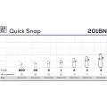 Agrafa ZEOX Quick Snap 201BN, Nr.0, 12kg, 10buc/pac Agrafa ZEOX Quick Snap 201BN, Nr.0, 12kg, 10buc/pac