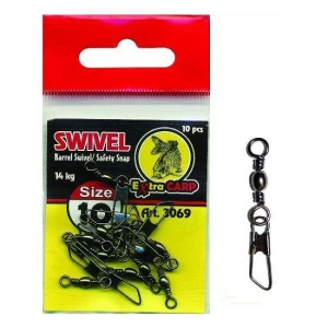 Agrafa cu Vartej Extra Carp Safety Snap, 10buc/plic Nr.12 / 12Kg