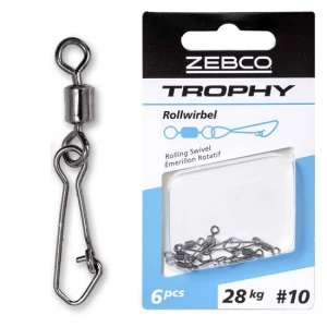 Vartej Agrafa Zebco Trophy Rolling Swivel No.10 28mm Vartej Agrafa Zebco Trophy Rolling Swivel No.10 28mm