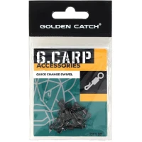 Vartej GOLDEN CATCH G.Carp Quick Change Swivel, Nr.4, 10buc/pac