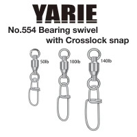 Agrafa Crosslock Cu Vartej Cu Rulment Yarie 554 50lbs, 3buc/pac Agrafa Crosslock Cu Vartej Cu Rulment Yarie 554 50lbs, 3buc/pac