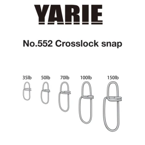 Agrafe Yarie Jespa 552 Crosslock Snap 70lbs 9buc/plic Agrafe Yarie Jespa 552 Crosslock Snap 70lbs 9buc/plic