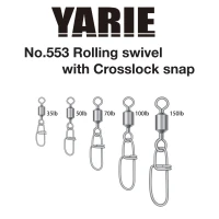 Agrafe Cu Vartej Yarie 553 Crosslock Snap 150lb 4buc/plic Agrafe Cu Vartej Yarie 553 Crosslock Snap 150lb 4buc/plic