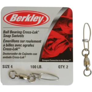 Agrafa BERKLEY Cu Vartej Cu Rulment McMahon Ball Bearing Swivels, Nr.4, 2buc/pac