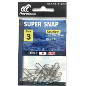 Agrafa HAYABUSA Super Snap, Nr.0, 15kg, 12buc/pac