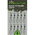 Agrafa Rapida Fox Rage Predator Quick Change Links, Size 7, 10buc/pac