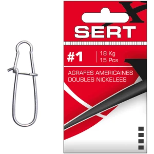 Agrafa Sert Americana Dubla, Nr.00, 9kg, 10buc/plic