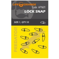 Agrafa Snap Orange Lock Snap No.0, 10buc/pac