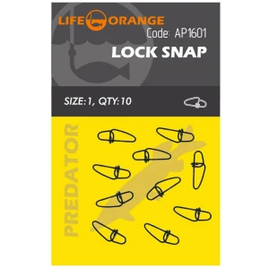 Agrafa Snap Orange Lock Snap No.1, 10buc/pac Agrafa Snap Orange Lock Snap No.1, 10buc/pac