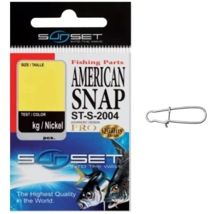 Agrafa Sunset ST-S-2004 American Snap, 18kg, Nr.1, 15buc/plic Agrafa Sunset ST-S-2004 American Snap, 18kg, Nr.1, 15buc/plic